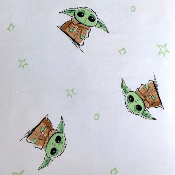 Viengulė vaikiška patalynė iš medvilnės 140x200 cm Star Wars Baby Yoda – Jerry Fabrics-image-3