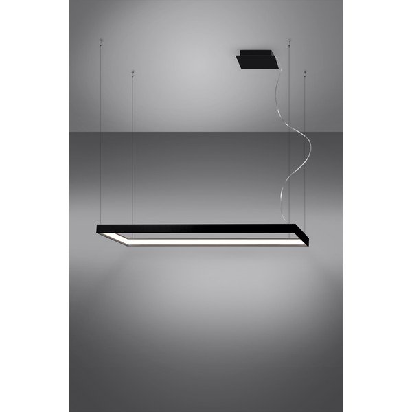 Juodos spalvos iš metalo kabantis šviestuvas LED TUULA – Thoro-image-2