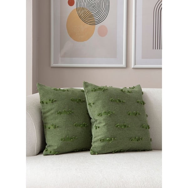 Dekoratyviniai pagalvių užvalkalai 2 vnt. 43x43 cm Tuffet – Mioli Decor-image-3