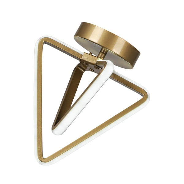 Bronzinės spalvos iš metalo lubinis šviestuvas LED Baris – Squid Lighting-image-3