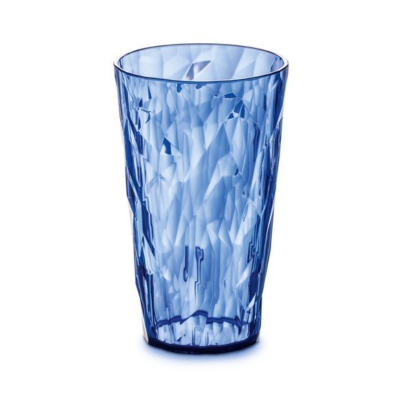 Mėlyna plastikinė stiklinė "Tantitoni Crystal", 400 ml