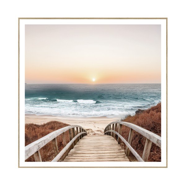 Paveikslas 50x50 cm Beach Footbridge – knor