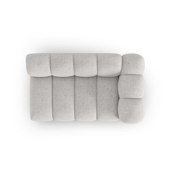 Modulinė sofa šviesiai pilkos spalvos (su dešiniuoju kampu) Lupine – Micadoni Home-image-3