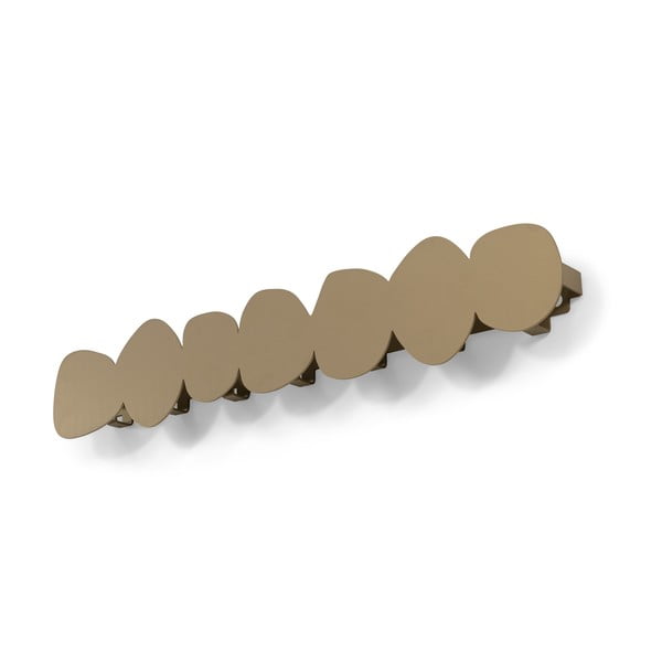 Smėlio spalvos iš metalo sieninė lentyna 80 cm Tumulo – Spinder Design-image-1