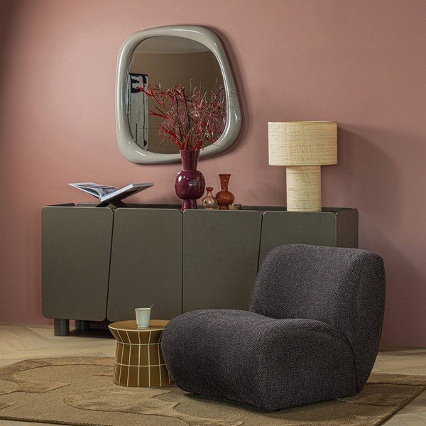 Iš keramikos apvalios formos šoninis stalas ø 38 cm Plu – WOOOD-image-2