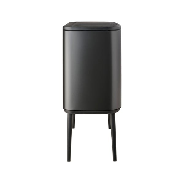 Iš plieno galima atidaryti palietus šiukšliadėžė tamsiai pilkos spalvos 36 l Bo Touch Bin – Brabantia-image-4