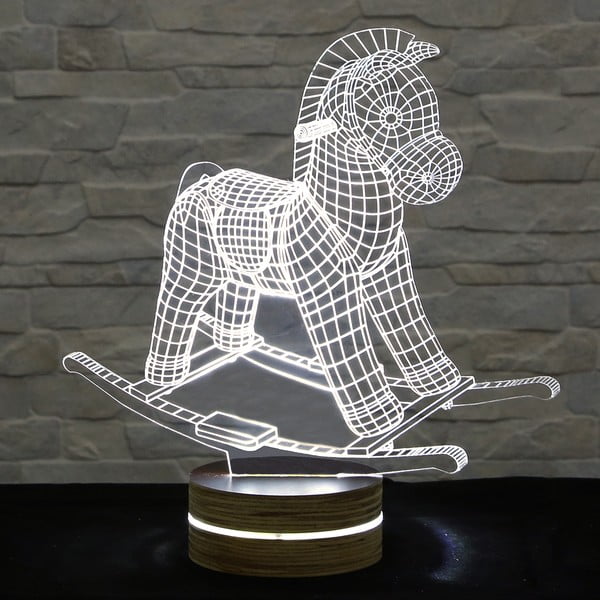Žirgo 3D stalinis šviestuvas