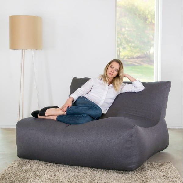 Violetinės spalvos iš kordinio velveto sėdmaišis Sofa Lounge – SLOWDOWN-image-1