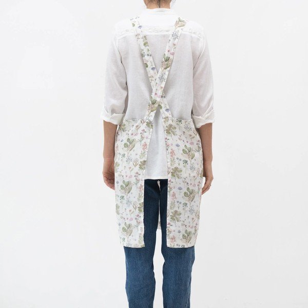 Prijuostė iš lino White Botany – Linen Tales-image-1