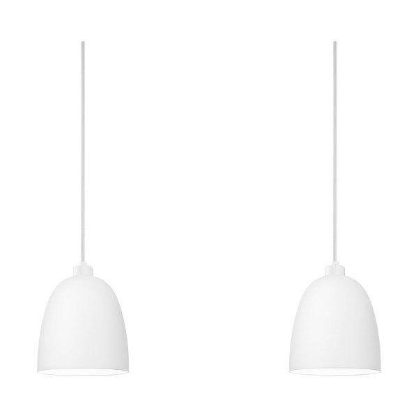 Baltas dvigubas pakabinamas šviestuvas Sotto Luce AWA Elementary 2S Matte-image-1