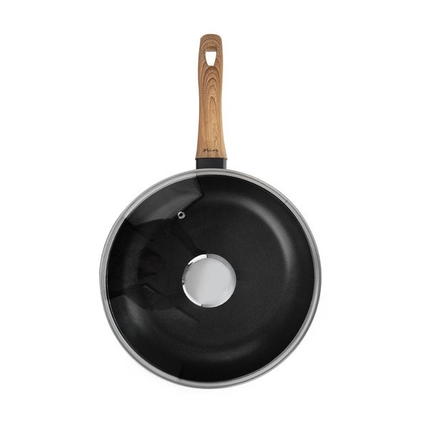 Hliníková pánev s pokličkou Orion Grande Wooden, ø 28 cm-image-3
