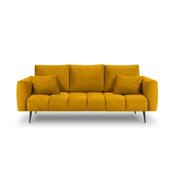 Geltona aksominė sofa Interieurs 86 Octave