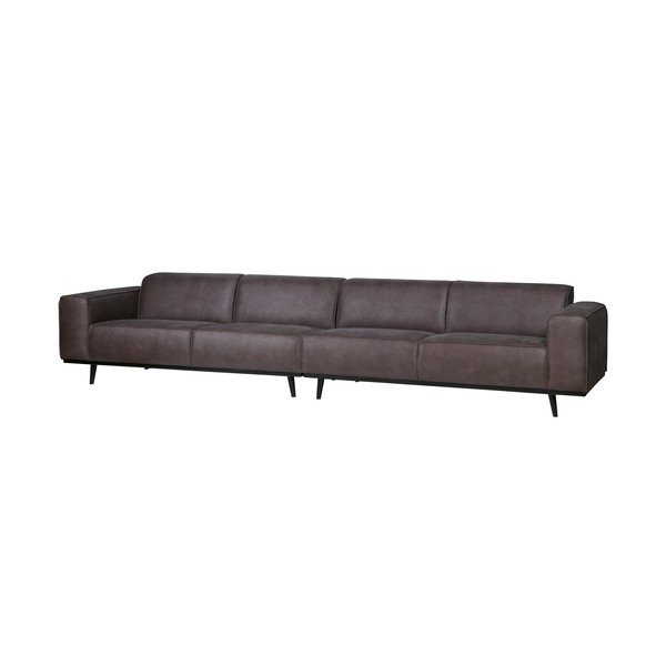 Pilka aksominė sofa BePureHome Statement, 372 cm-image-3