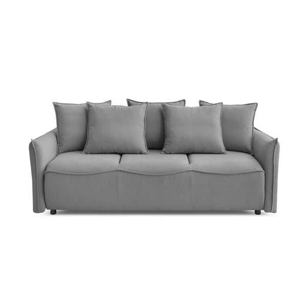 Sulankstoma sofa šviesiai pilkos spalvos 226 cm Leon – Bobochic Paris