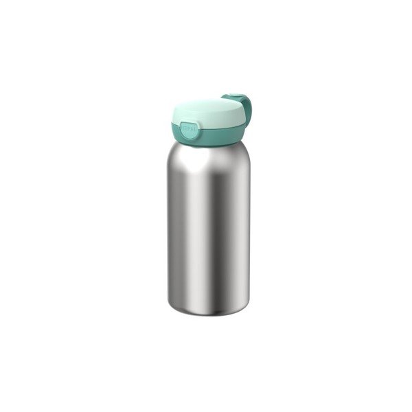 Mėtų spalvos/sidabrinės spalvos iš plastiko vaikiškas termosas 500 ml Campus – Mepal
