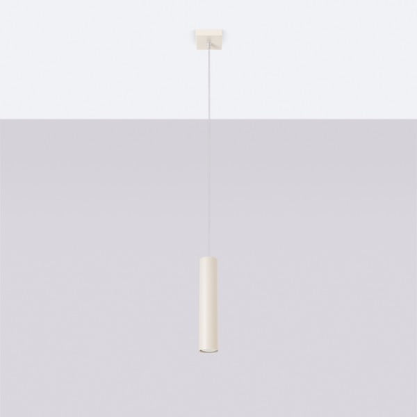 Kabantis šviestuvas kreminės spalvos ø 8 cm Castro – Sollux-image-4