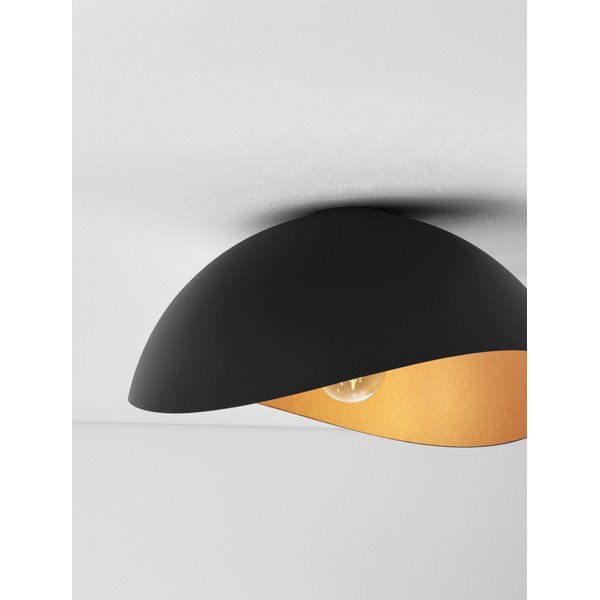 Matinės juodos spalvos/auksinės spalvos iš metalo lubinis šviestuvas Opsi – Nova Luce-image-4
