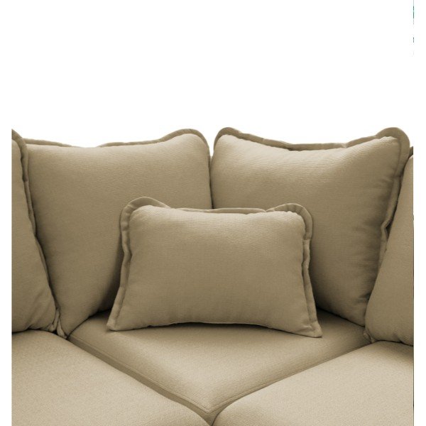 Smėlio spalvos kampinė sofa (dešinysis kampas) Beata - Ropez-image-1