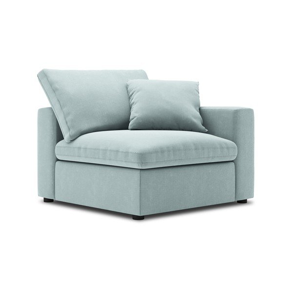 Šviesiai mėlynas modulinės sofos kampas Windsor & Co Sofas Galaxy, dešinysis kampas-image-2