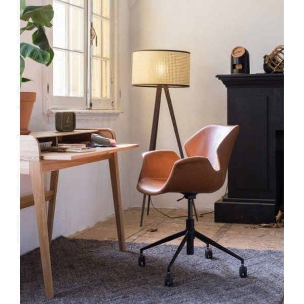 Rudos spalvos biuro kėdė Zuiver Office Chair Nikki-image-1