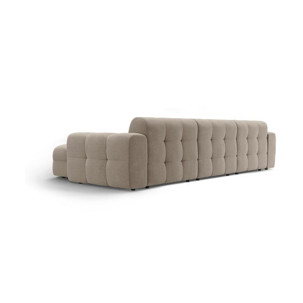 Rudos spalvos kampinė sofa (su dešiniuoju kampu/su gultu) Kendal – Micadoni -image-4