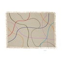 Smėlio spalvos medvilninė antklodė 200x140 cm Outline - Hübsch