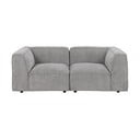 Šviesiai pilka modulinė sofa Bonami Selection Fairfield, 208 cm