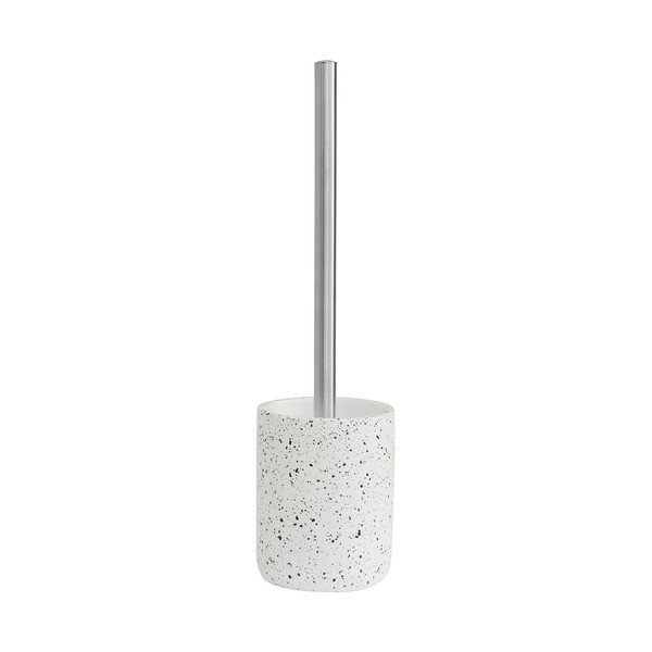 Kreminės spalvos iš betono tualeto šepetys Mozie – Premier Housewares-image-2
