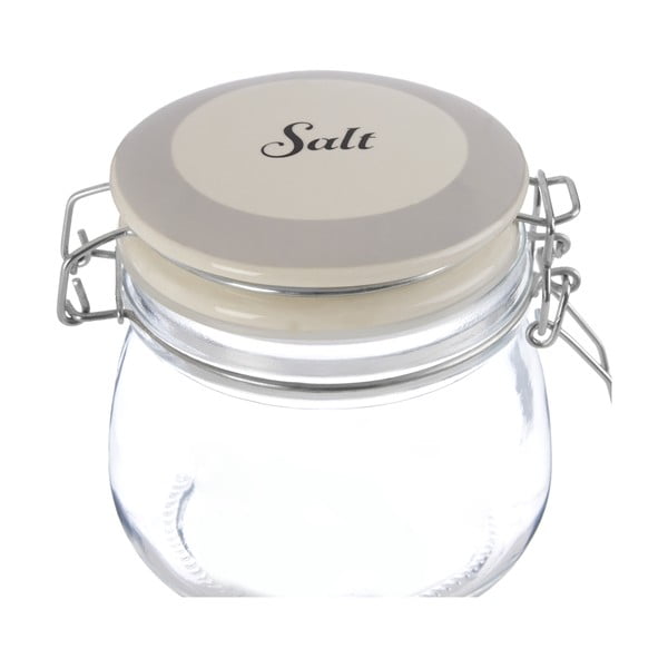 Iš stiklo  maisto laikymo indas druskai Grocer – Premier Housewares-image-1