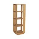 Knygų spinta  natūralios spalvos iš ąžuolo 45x140x45 cm Merge – Hübsch