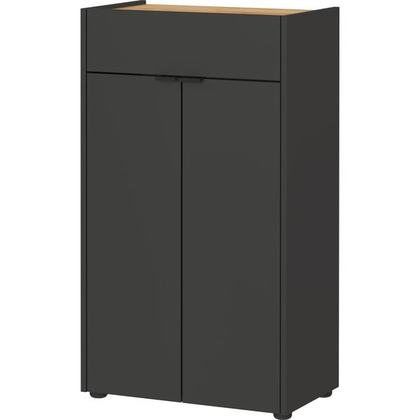 Aukšta vonios daiktadėžė antracito spalvos 60x98 cm Forano – Germania-image-3