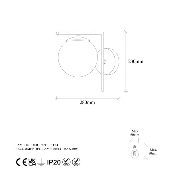 Sieninė lempa auksinės spalvos ø 15 cm Antique – Opviq lights-image-4