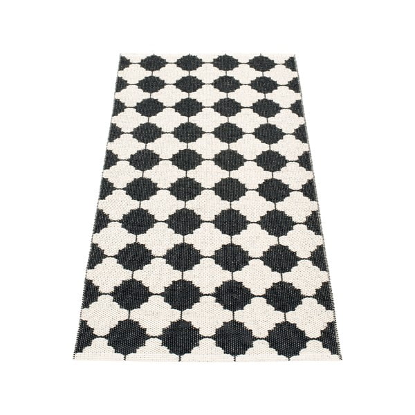 Juodos ir baltos spalvos lauko kilimas 70x150 cm Marre Black Coral  – Pappelina-image-2