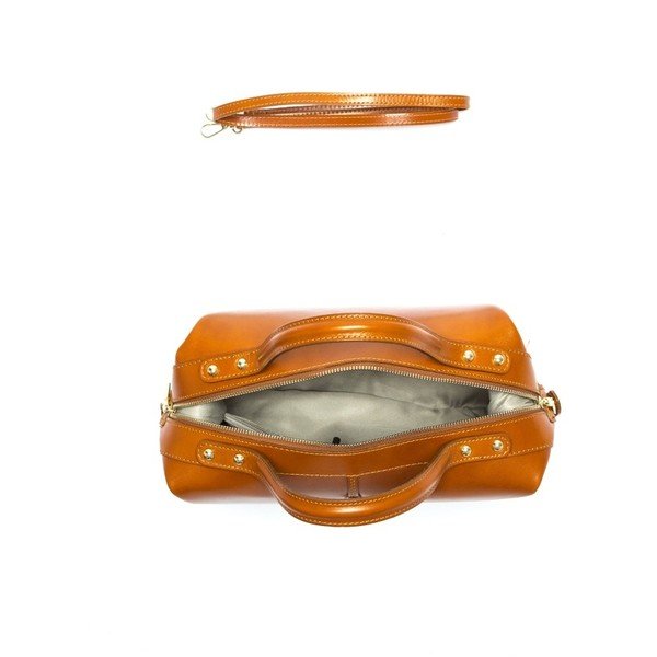 Odinė rankinė Anna Luchini 355L Cognac-image-1