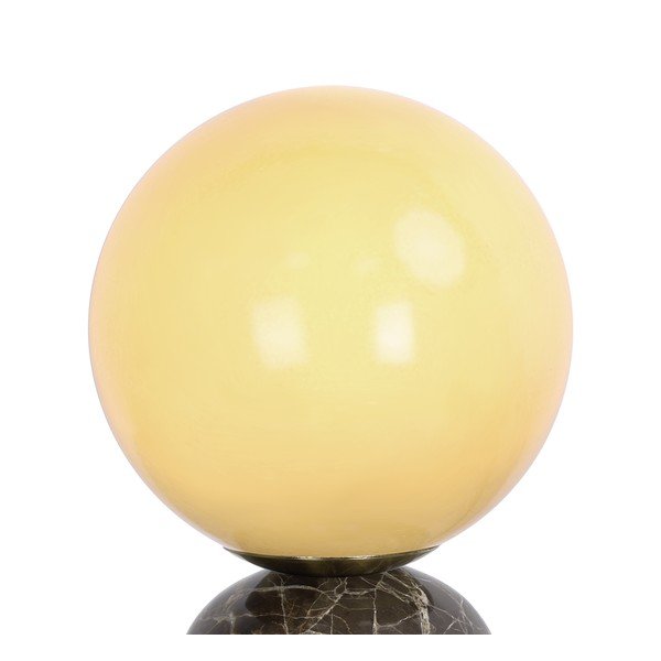 Tamsiai rudos spalvos iš marmuro stalinis šviestuvas (aukštis 20 cm) Lazio Sphere – Leitmotiv-image-3