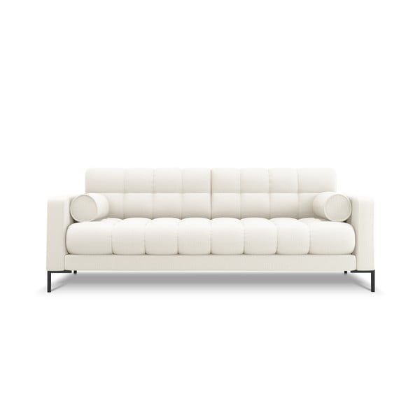 Sofa baltos spalvos/smėlio spalvos 217 cm Bali – Cosmopolitan Design