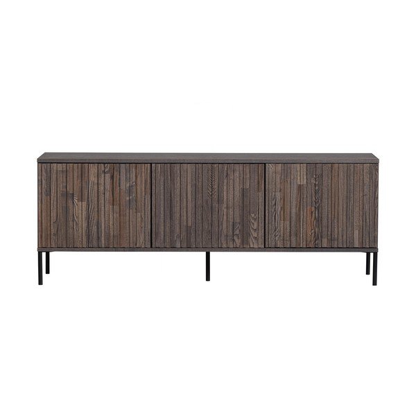 Rudos spalvos TV spintelė iš uosio 150x56x44 cm Gravure – WOOOD