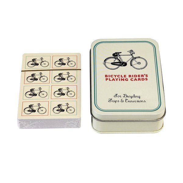Džokerio kortos skardinėje dėžutėje Rex London Bicycle-image-2