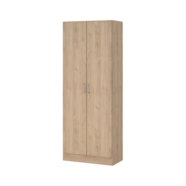 Natūralios spalvos drabužių spinta iš ąžuolo 70x181x36 cm Focus – Tvilum