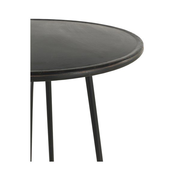 Juodos spalvos metalinis baro stalas Geese Industrial Style, aukštis 75 cm-image-2