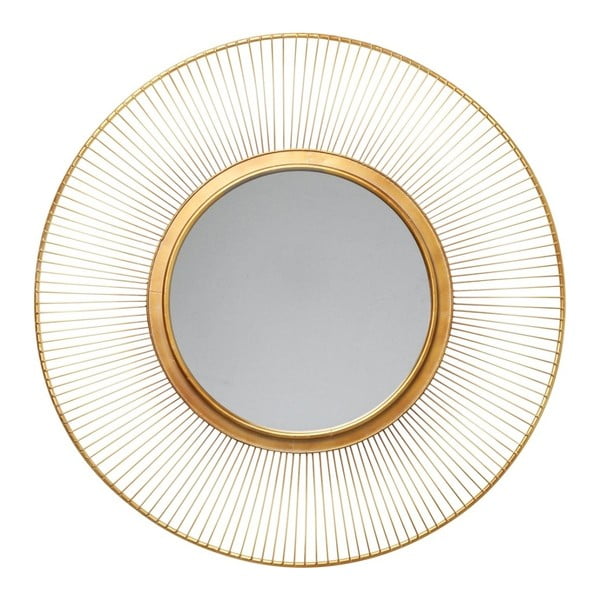 "Kare Design Sun Storm" veidrodis, aukso spalvos, ⌀ 93 cm