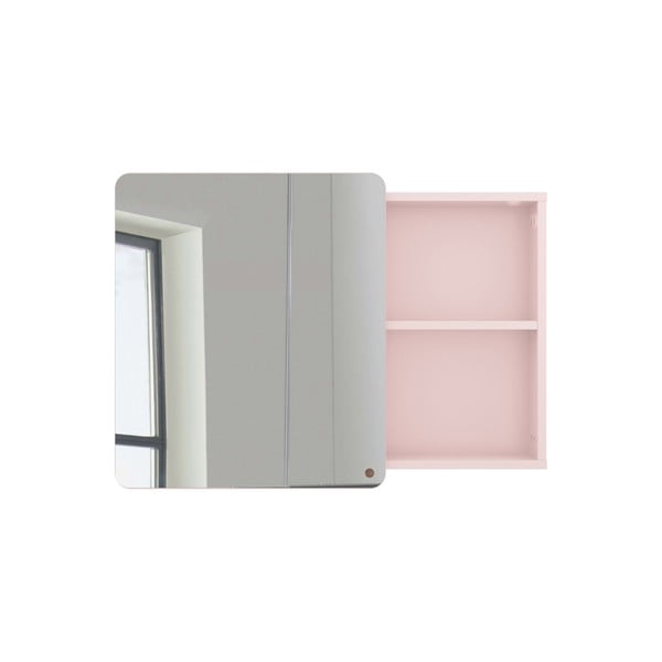Pakabinama/su veidrodžiu vonios daiktadėžė rožinės spalvos 80x58 cm Color Bath – Tom Tailor