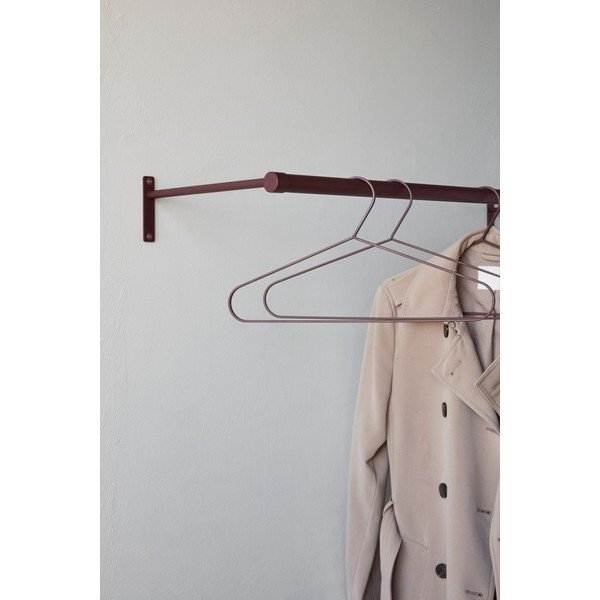 Bordo spalvos iš nerūdijančio plieno sieninė lentyna 90 cm Hang-It – Mette Ditmer Denmark-image-4