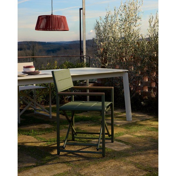 Terakotos spalvos iš metalo šviestuvo gaubtas ø 46 cm Aldet – Kave Home-image-1