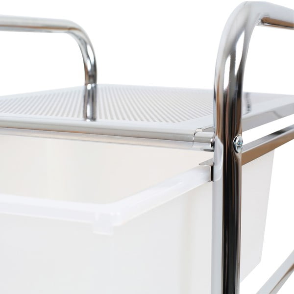 "Premier Housewares" 4 vamzdžių mobilioji lentyna su stalčiais-image-2