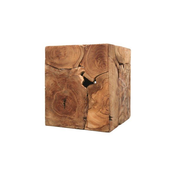 HSM kolekcijos "Cube" tikmedžio staliukas, 30 x 35 cm-image-2
