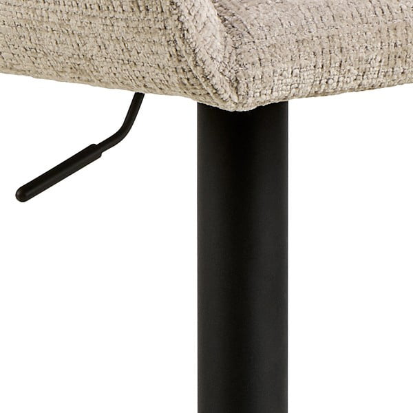 Smėlio spalvos reguliuojamo aukščio/su porankiais baro taburetė (sėdynės aukštis 85 cm) Eddie – Actona-image-4