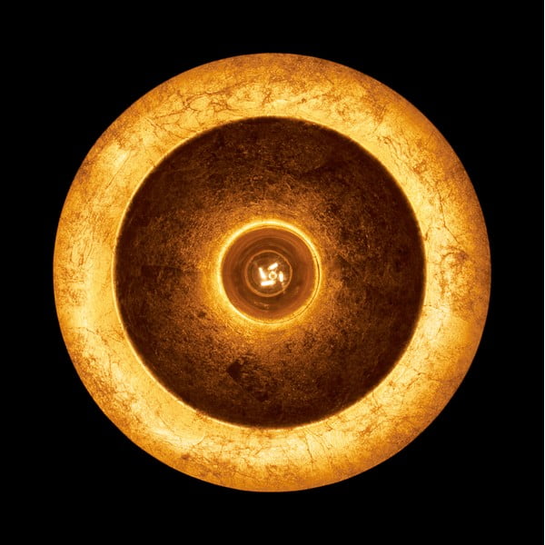 Baltas dviejų šakų pakabinamas šviestuvas su aukso spalvos detalėmis Sotto Luce Cinco-image-4