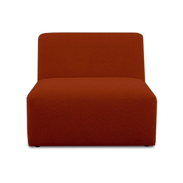 Iš boucle modulinė sofa raudonos plytų spalvos (modulinė) Roxy – Scandic