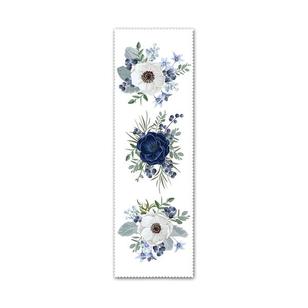 Mėlynos ir baltos spalvos stalo takelis 140x45 cm - Minimalist Cushion Covers